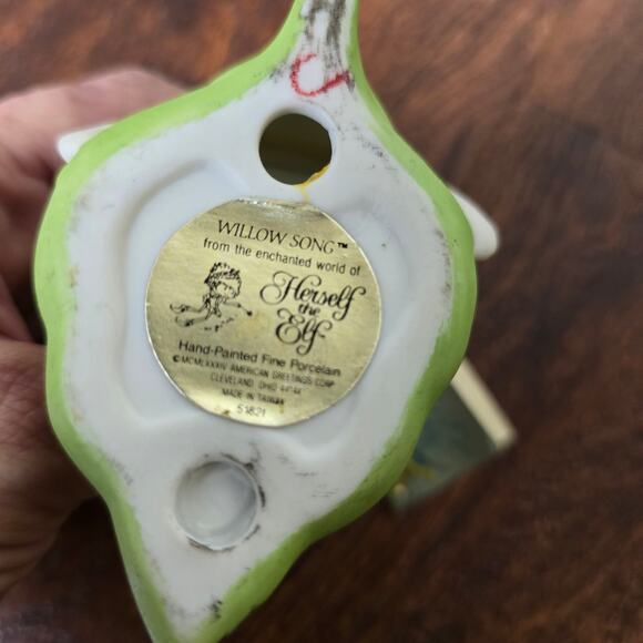 RARE Vintage Herself the Elf Willow Song Ornament from American Greetings 1980's - Picture 12 of 12